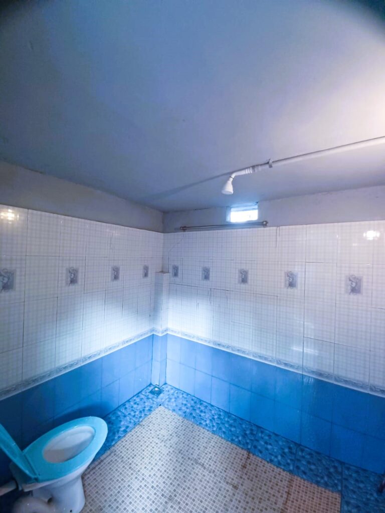 Driver Bathroom in Alappuzha Layanila Homestay. Spacious for diver or servant. super big