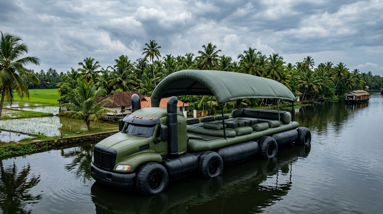 Futuristic Houseboats in Layanila Alappuzha