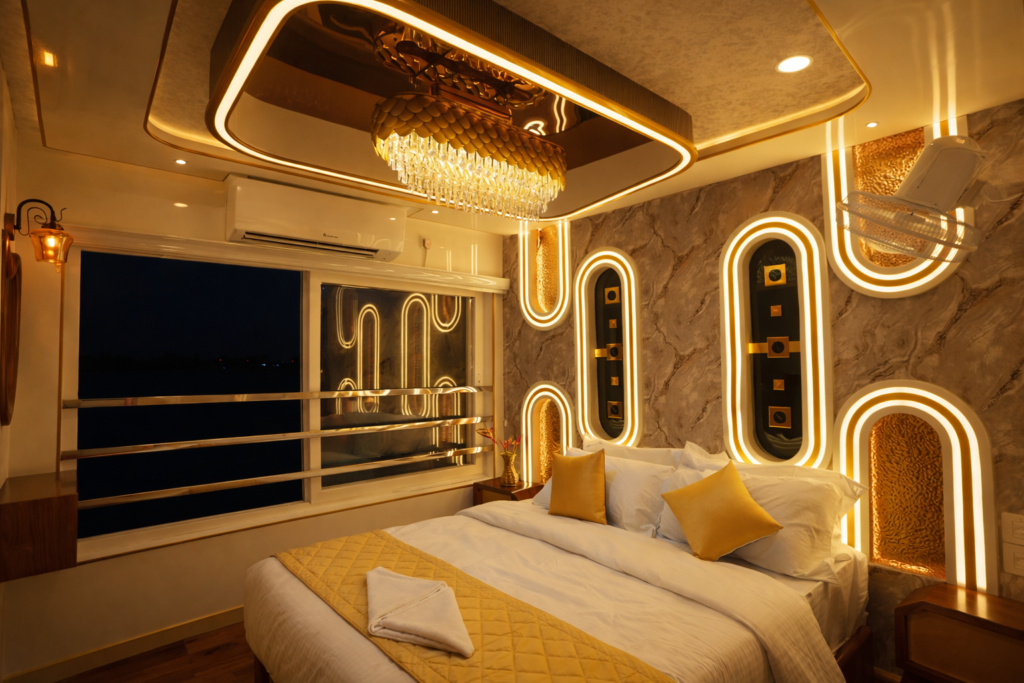 Bedroom-Layanila-Houseboats-Room-Alappuzha